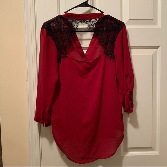 Red blouse - Picture 3 of 4